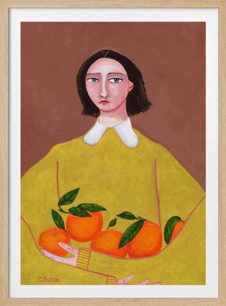 Lady with Oranges | Poster