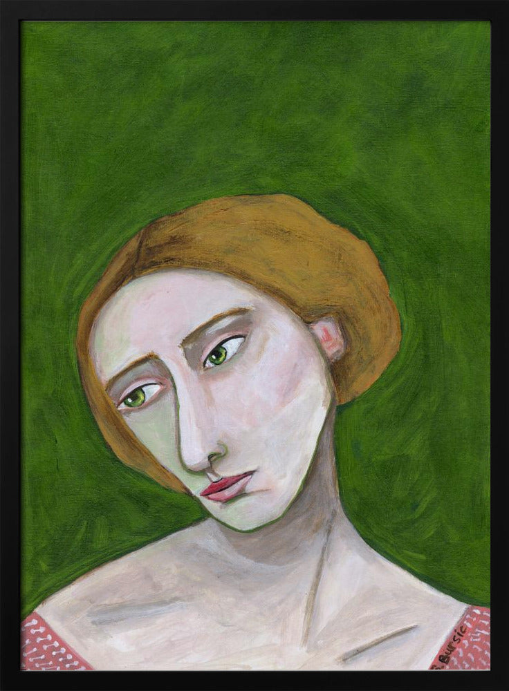 Lady looking down | Poster