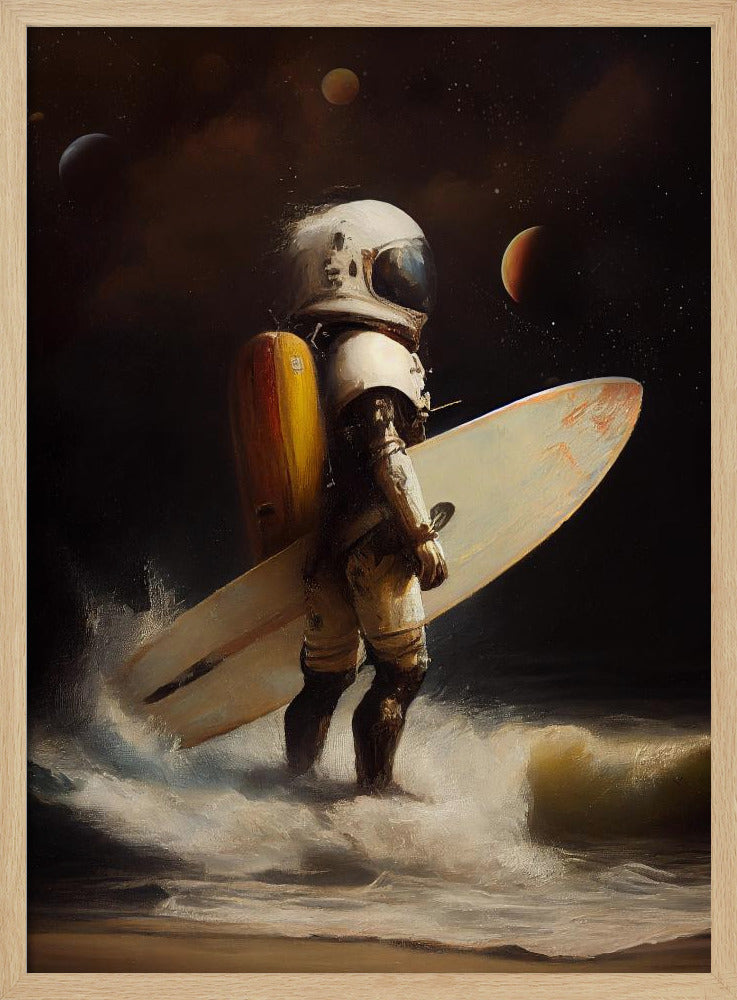 My Space Surfing Day | Poster