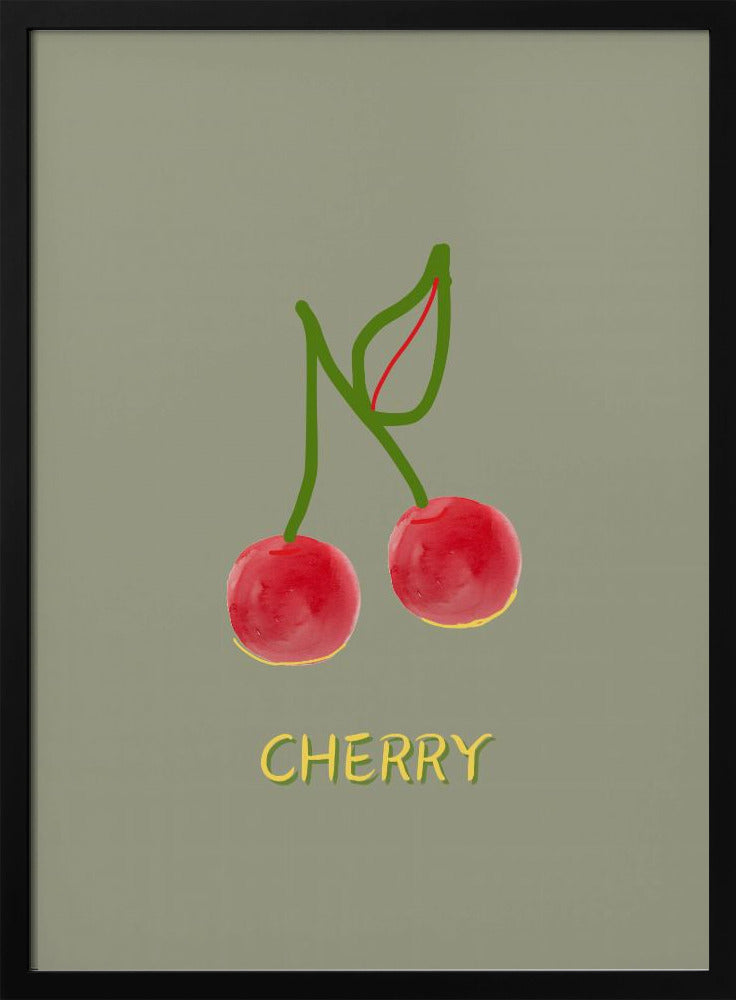 Cherry in Green | Poster