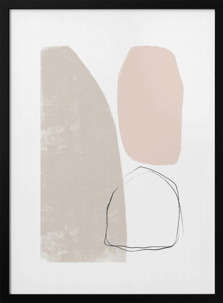 Muted Geometry Shapes | Poster
