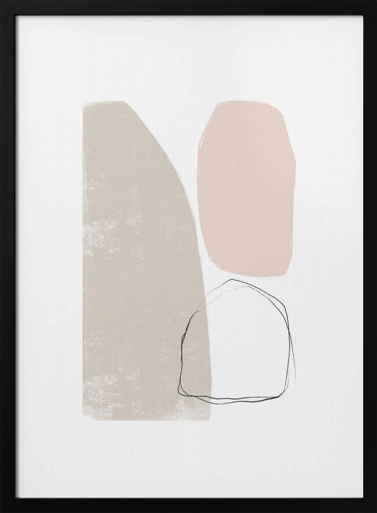 Muted Geometry Shapes | Poster