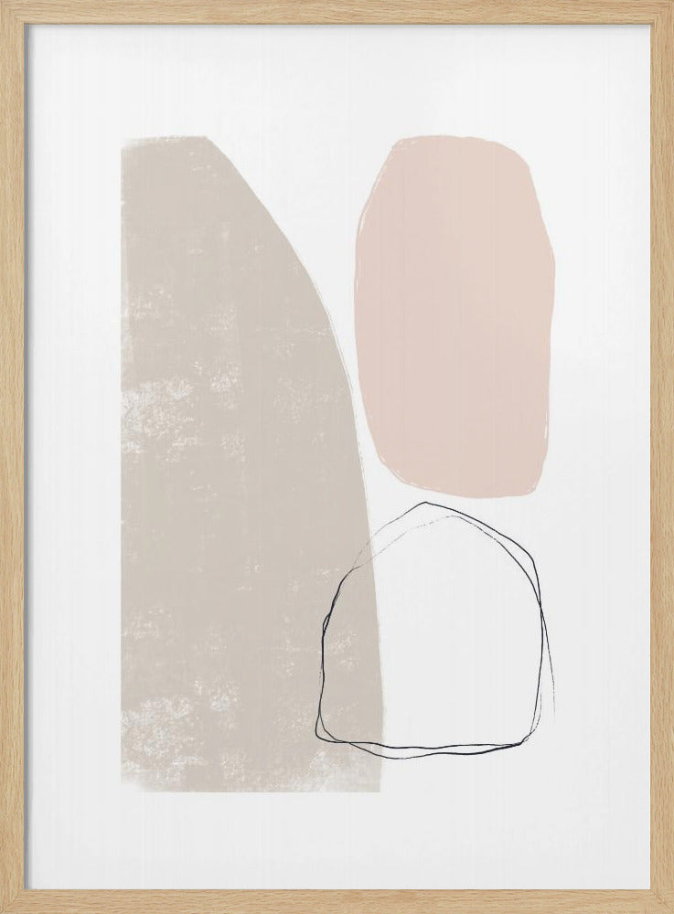 Muted Geometry Shapes | Poster