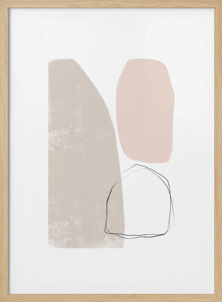 Muted Geometry Shapes | Poster