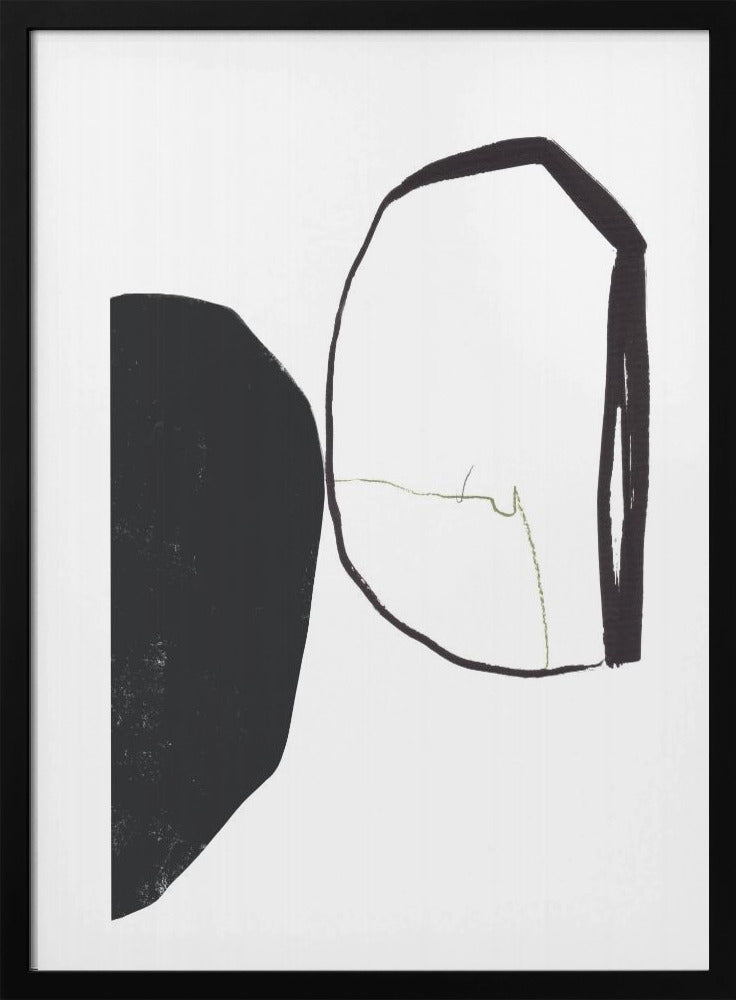 Geometric Shapes And Contrasting Colors | Poster