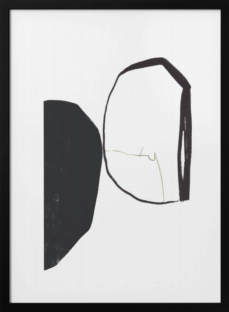 Geometric Shapes And Contrasting Colors | Poster