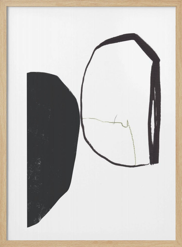 Geometric Shapes And Contrasting Colors | Poster