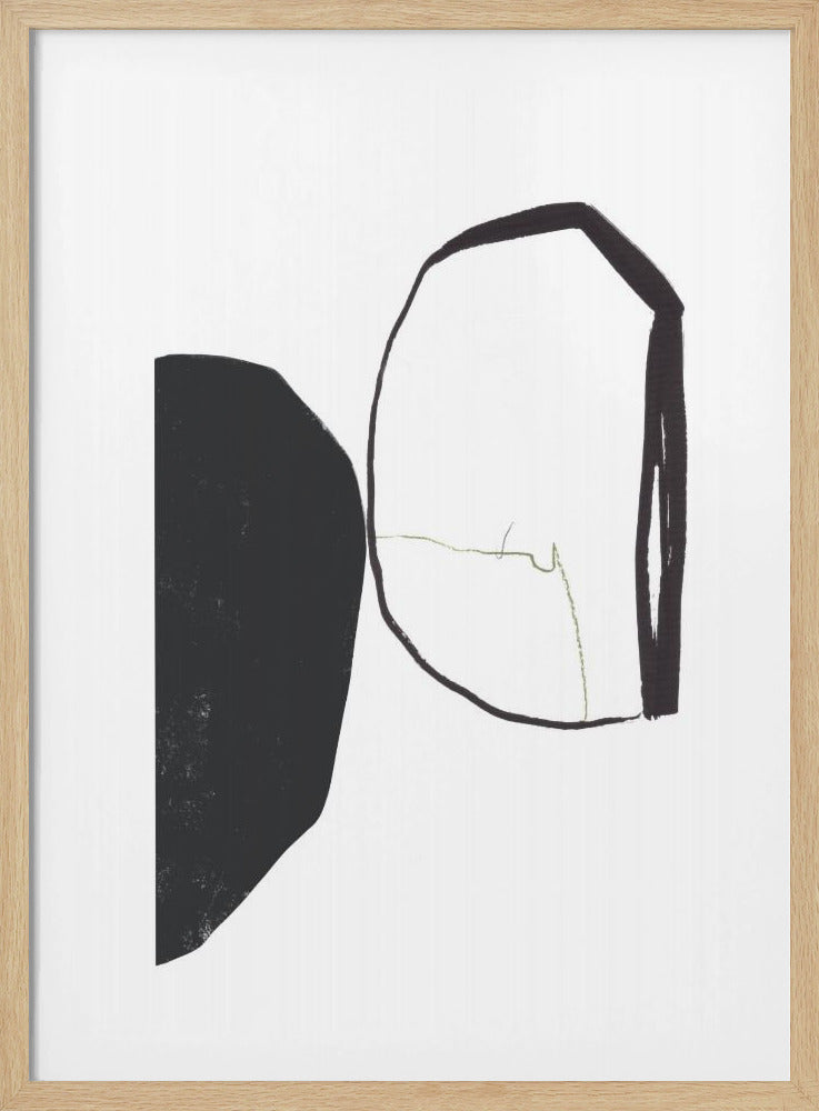 Geometric Shapes And Contrasting Colors | Poster