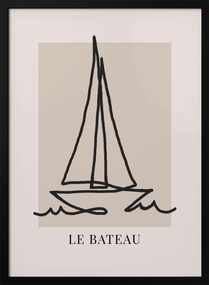 Le Bateau Black | Poster