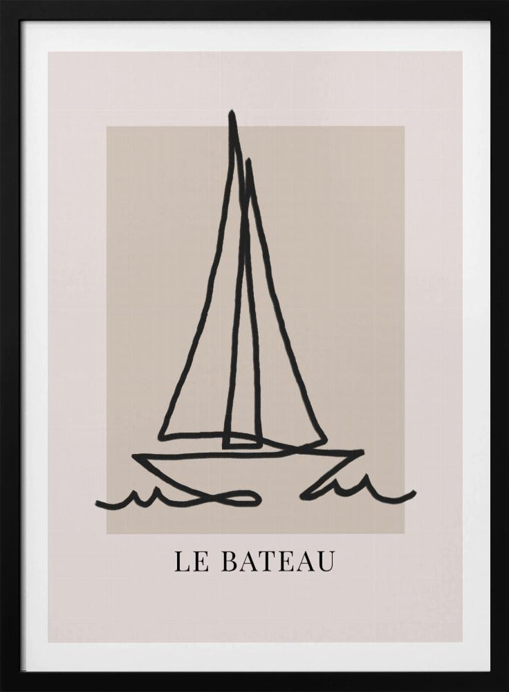 Le Bateau Black | Poster