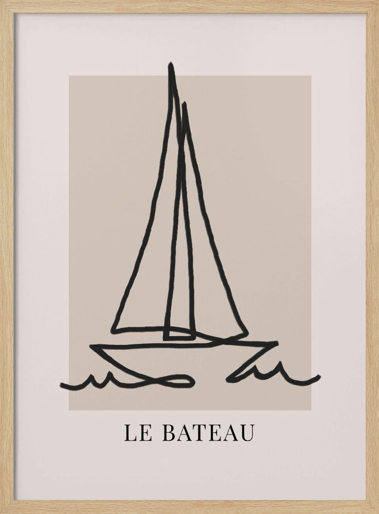 Le Bateau Black | Poster