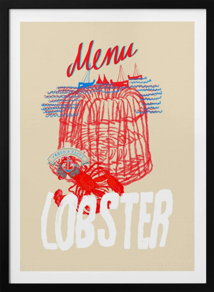 Lobster Menu Poster | Poster