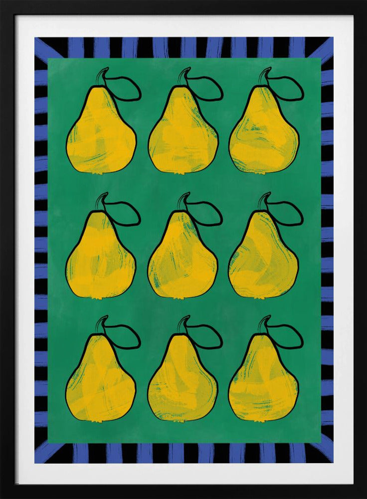 Pear Grid Harmony | Poster