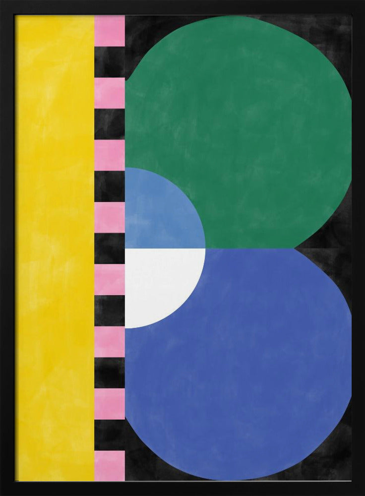 Colorful Geometry Block and shapes | Poster