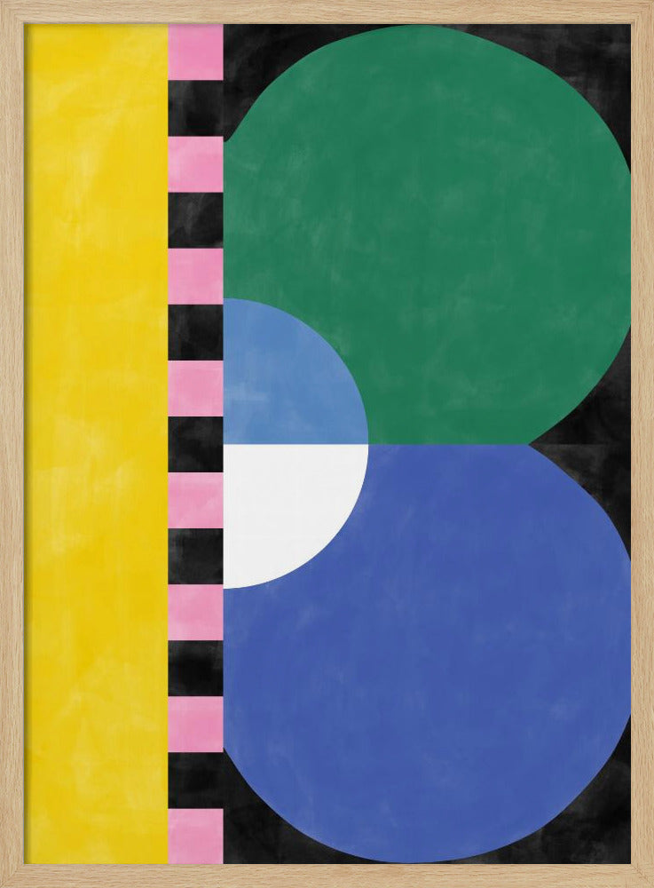 Colorful Geometry Block and shapes | Poster