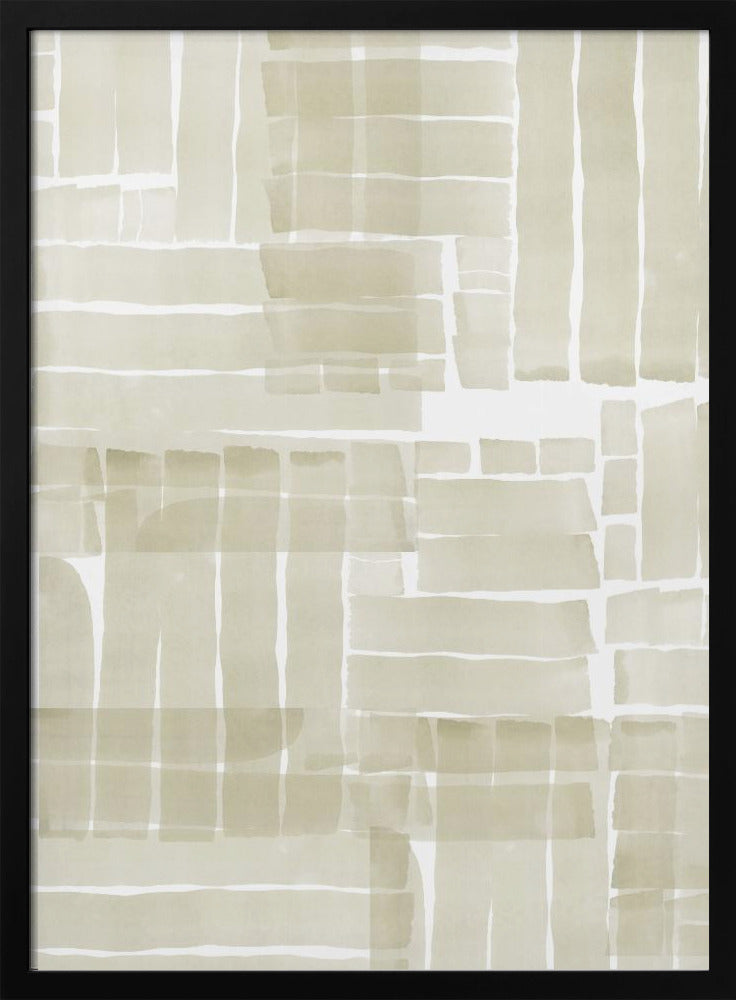 Neutral Tangle Grid 1 | Poster