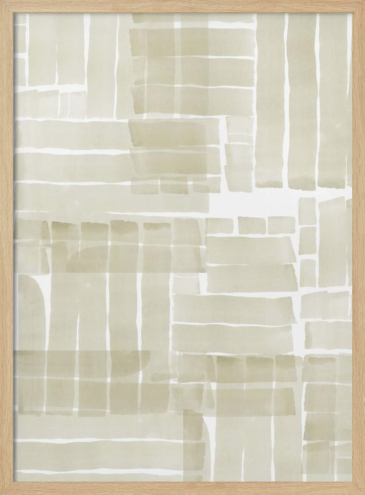 Neutral Tangle Grid 1 | Poster