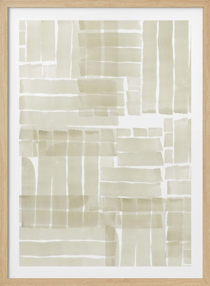 Neutral Tangle Grid 1 | Poster