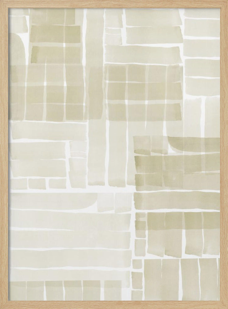 Neutral Tangle Grid 2 | Poster