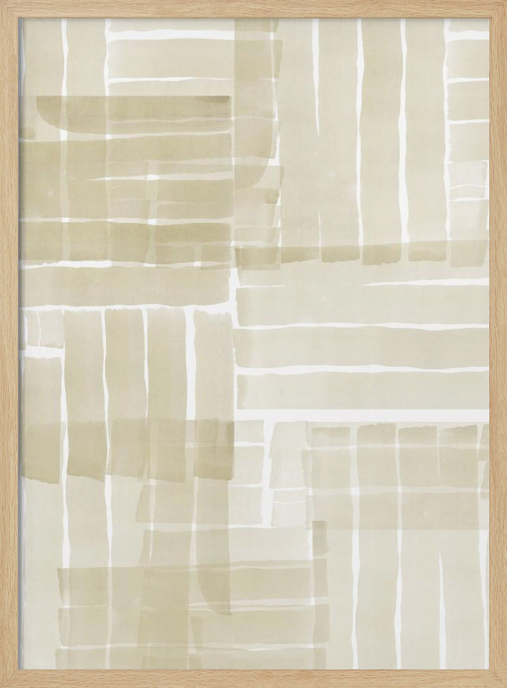 Neutral Tangle Grid 3 | Poster