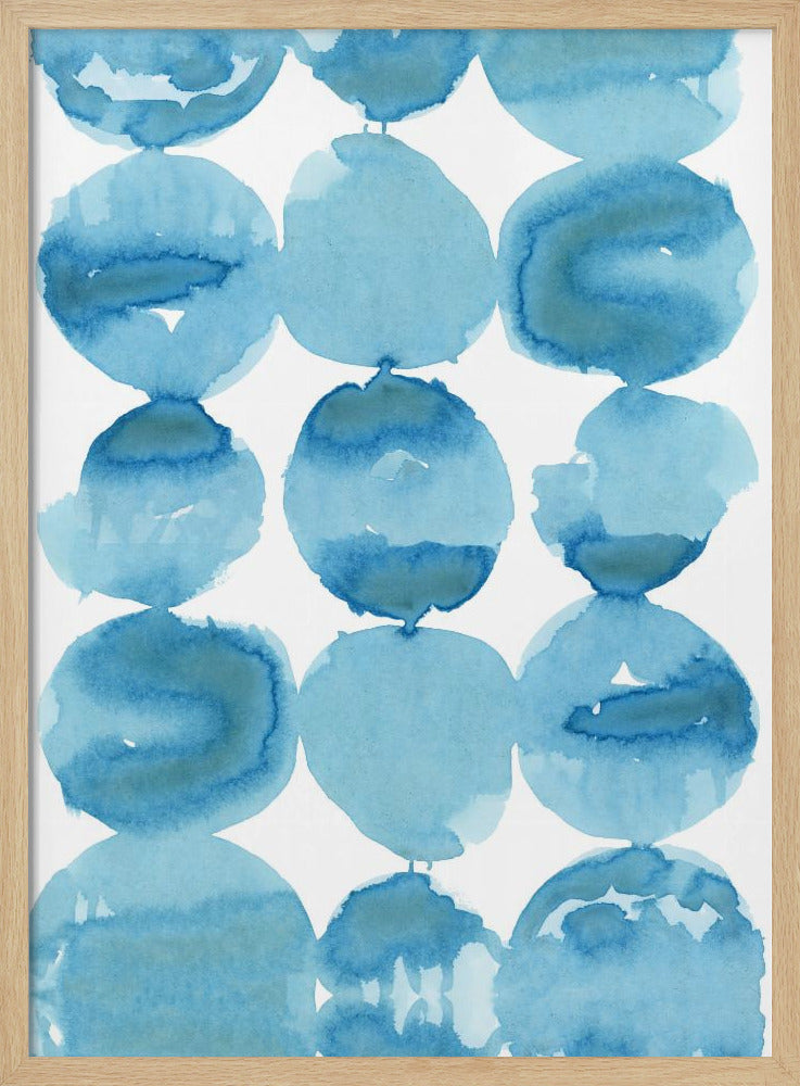 Blue Watercolour 1 | Poster