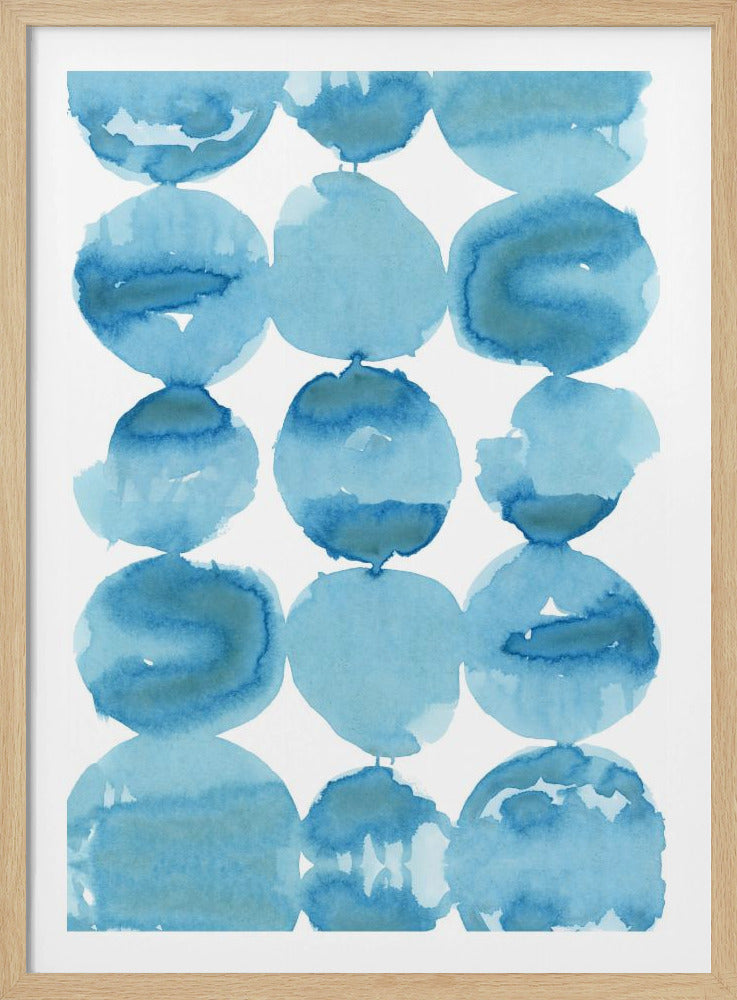 Blue Watercolour 1 | Poster