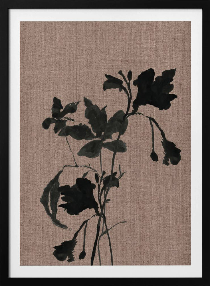 Black Floral 3 | Poster