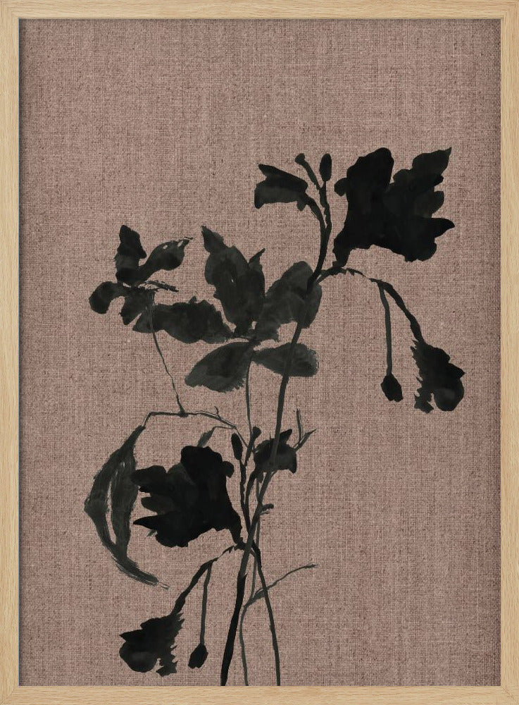 Black Floral 3 | Poster