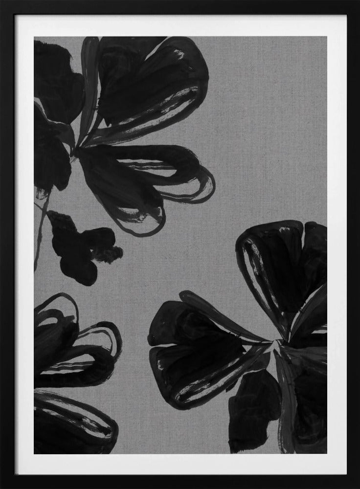 Black Floral 4 | Poster