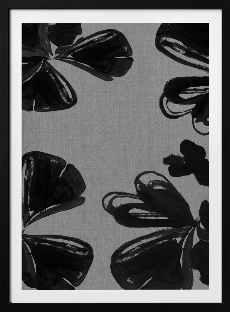 Black Floral 6 | Poster