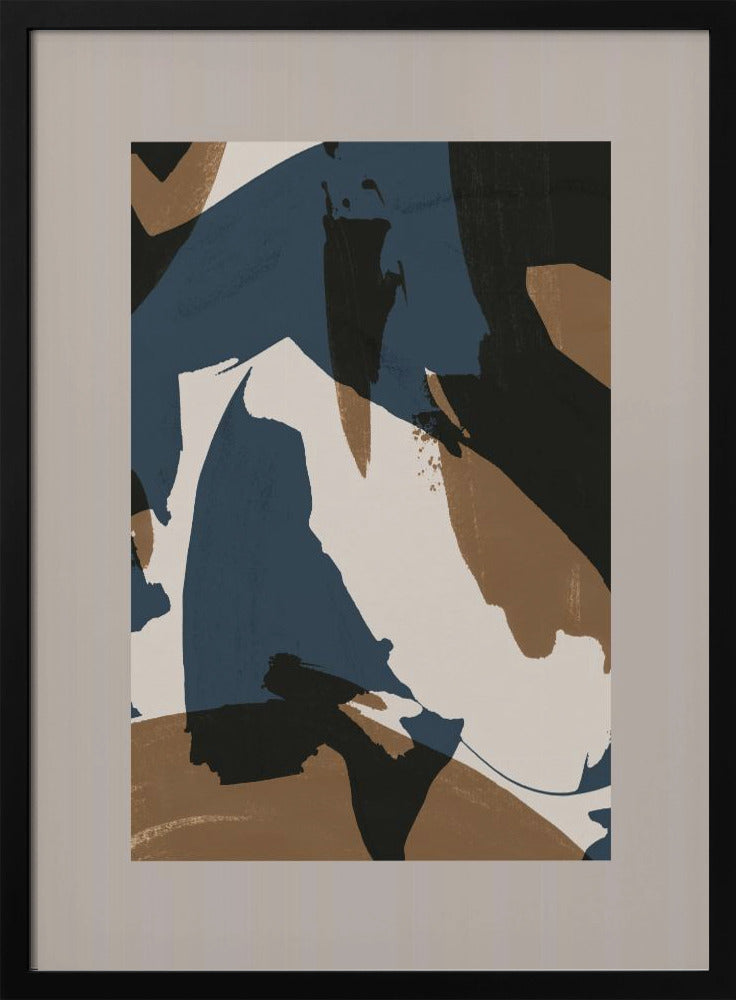 Abstract Brush Strokes 60 | Poster