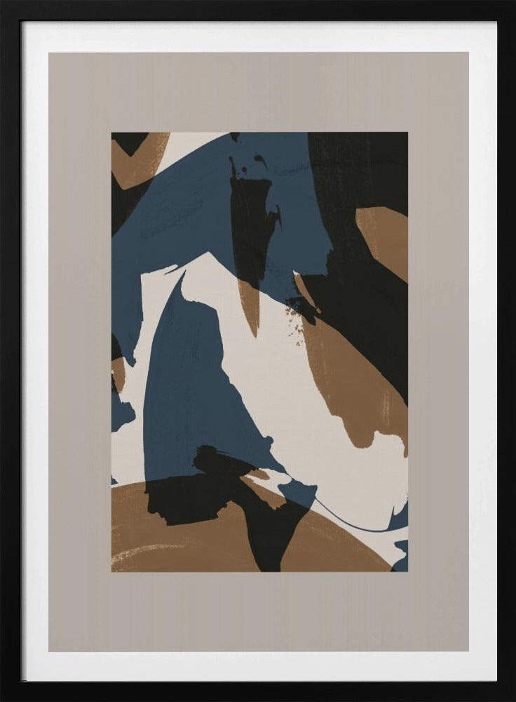 Abstract Brush Strokes 60 | Poster