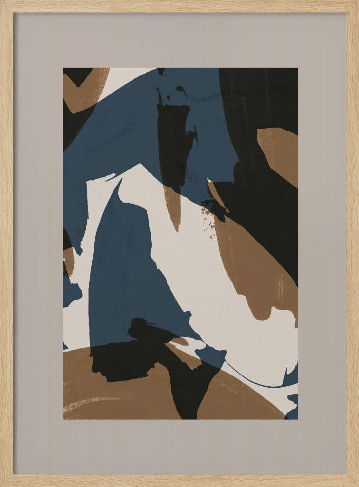 Abstract Brush Strokes 60 | Poster