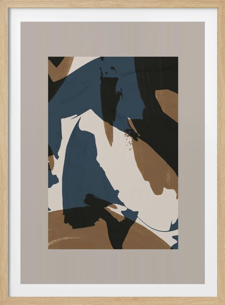 Abstract Brush Strokes 60 | Poster