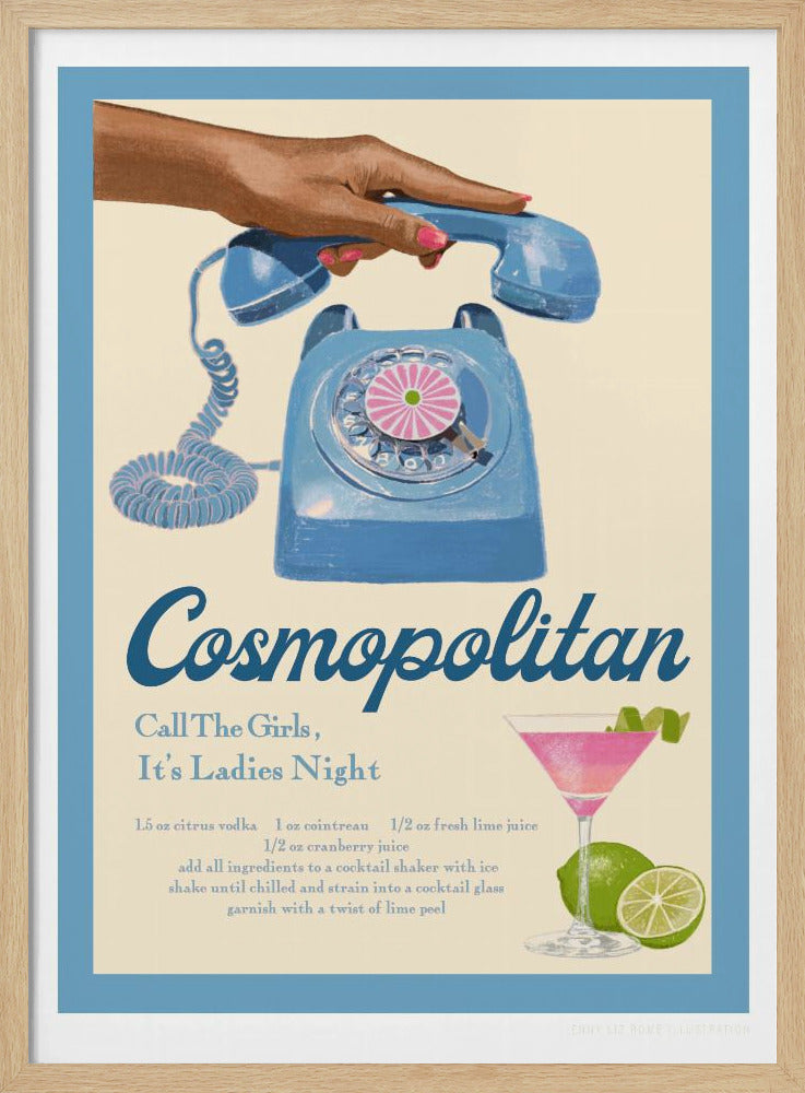 Blue Cosmo | Poster