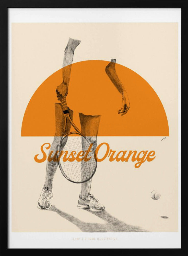 Sunset Orange | Poster