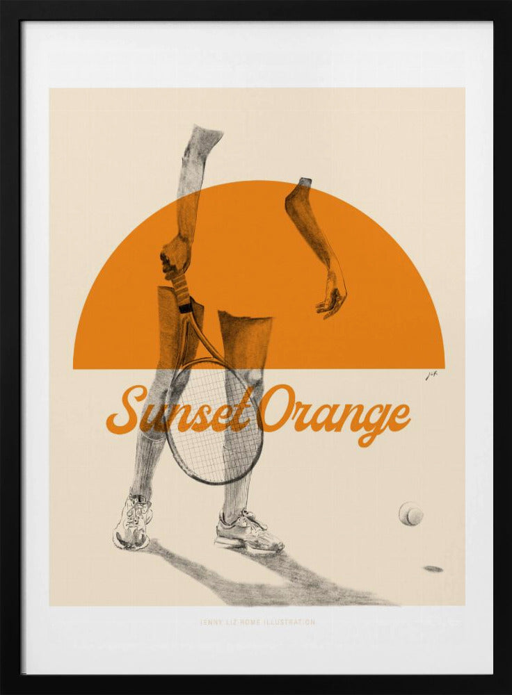 Sunset Orange | Poster