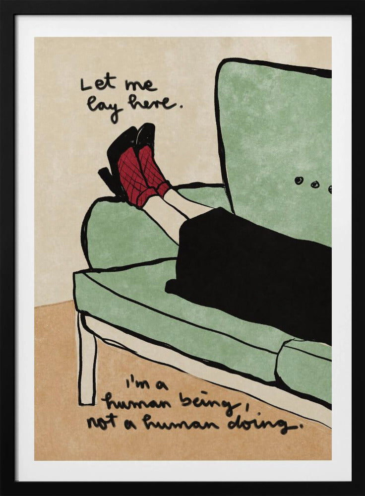 Let me lay here | Poster