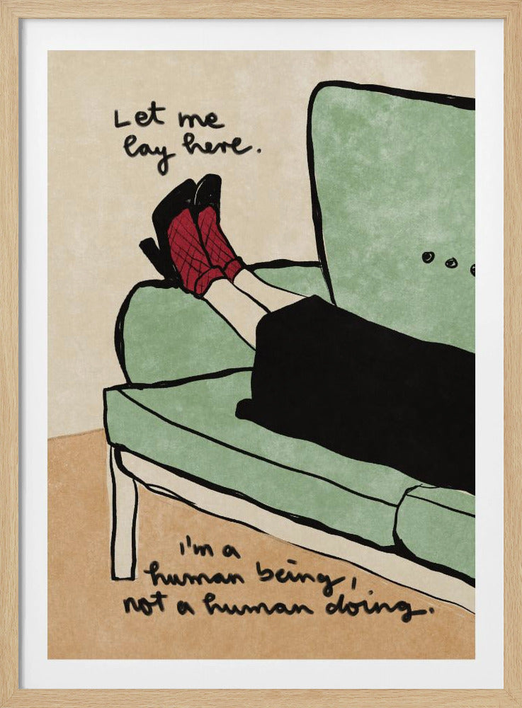 Let me lay here | Poster