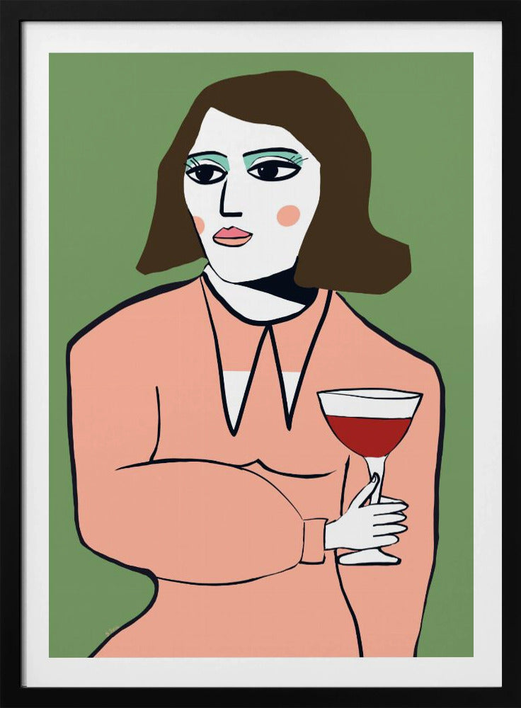 Wine lady | Poster