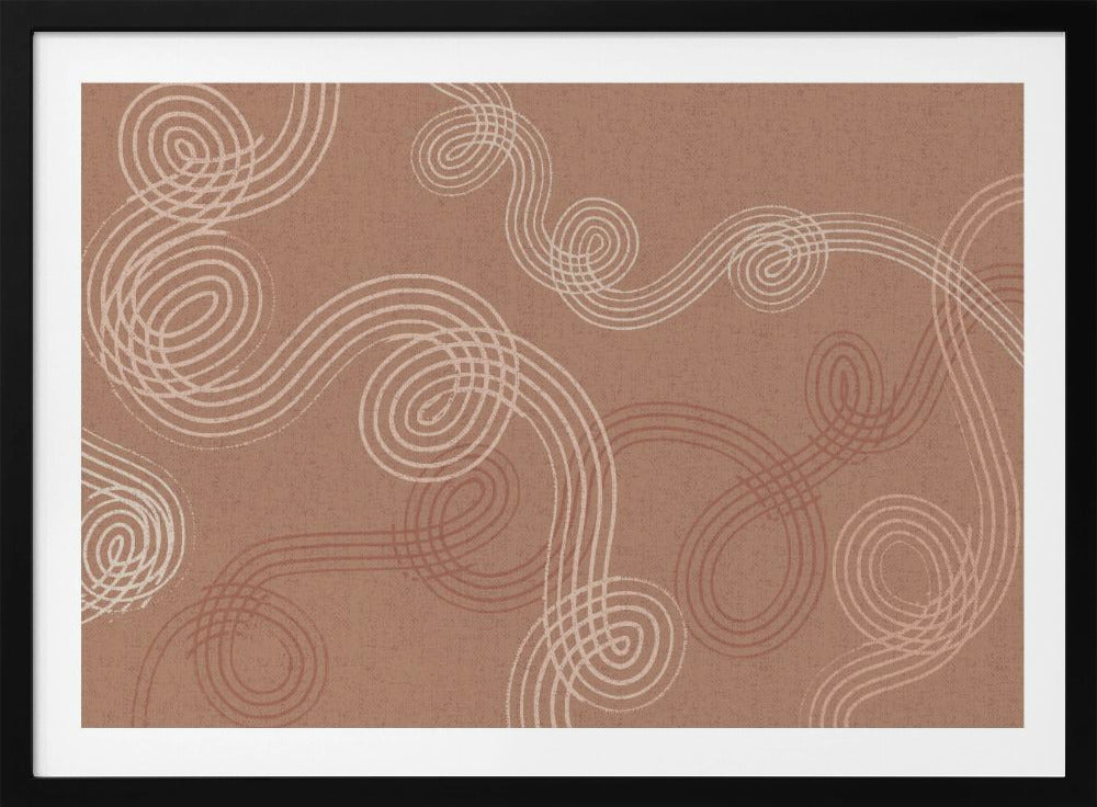 calming essentials loops Mocha Mousse | Poster