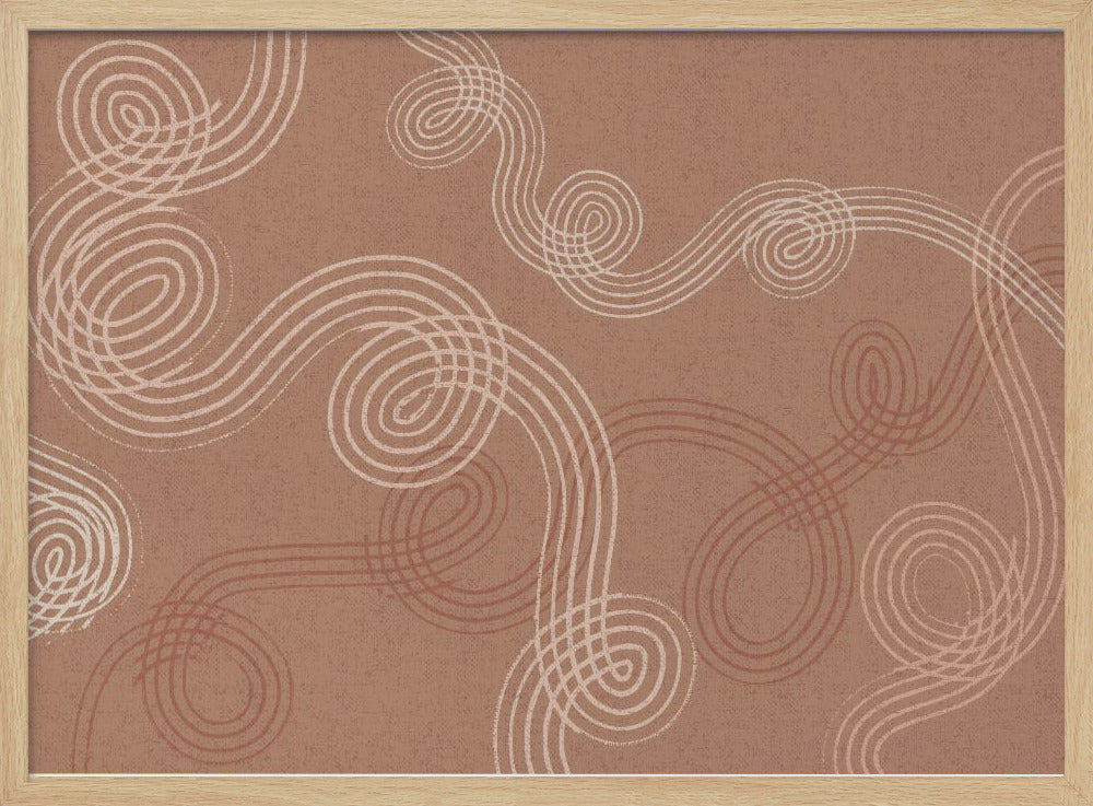 calming essentials loops Mocha Mousse | Poster