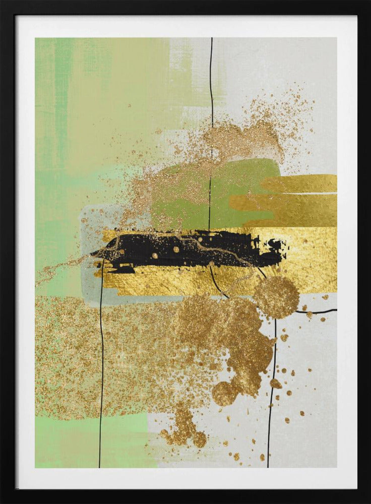 Liquid  Greens 1 | Poster