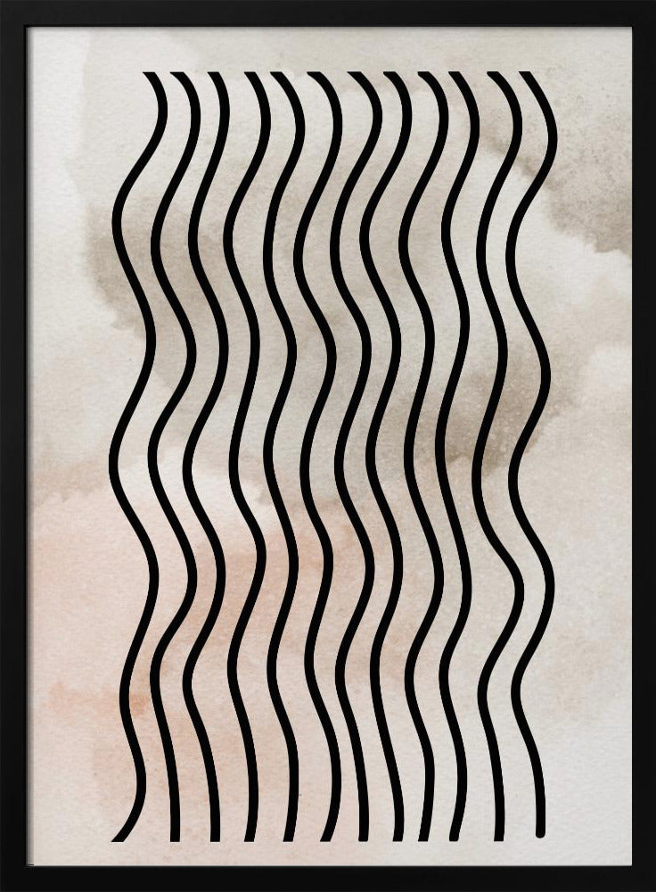 Curved Rhythm Lines | Poster