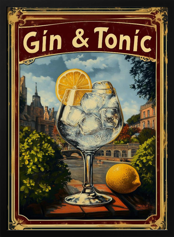 Gin &amp; Tonic Vintage | Poster