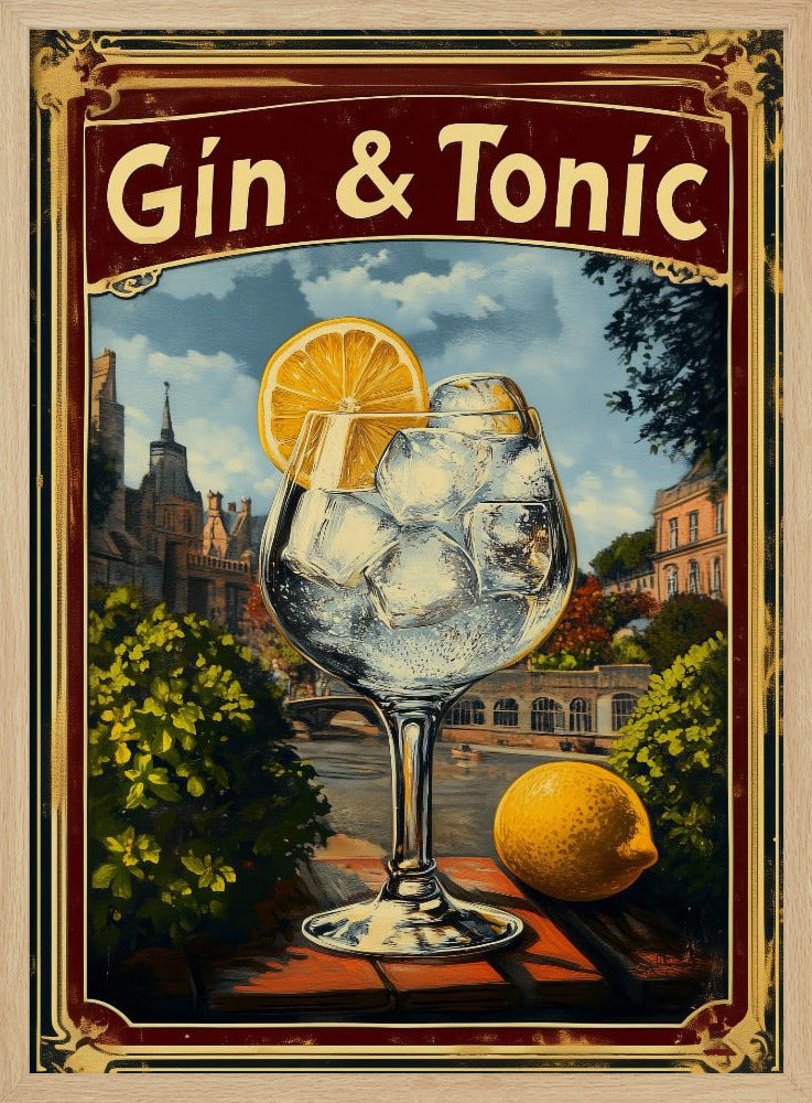 Gin &amp; Tonic Vintage | Poster