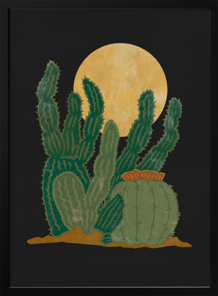 Modern Americana and Cactus | Poster