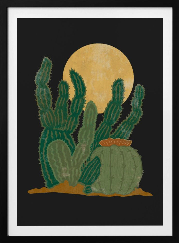 Modern Americana and Cactus | Poster