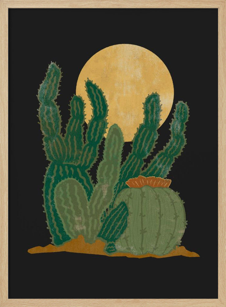 Modern Americana and Cactus | Poster