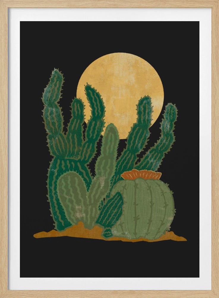 Modern Americana and Cactus | Poster